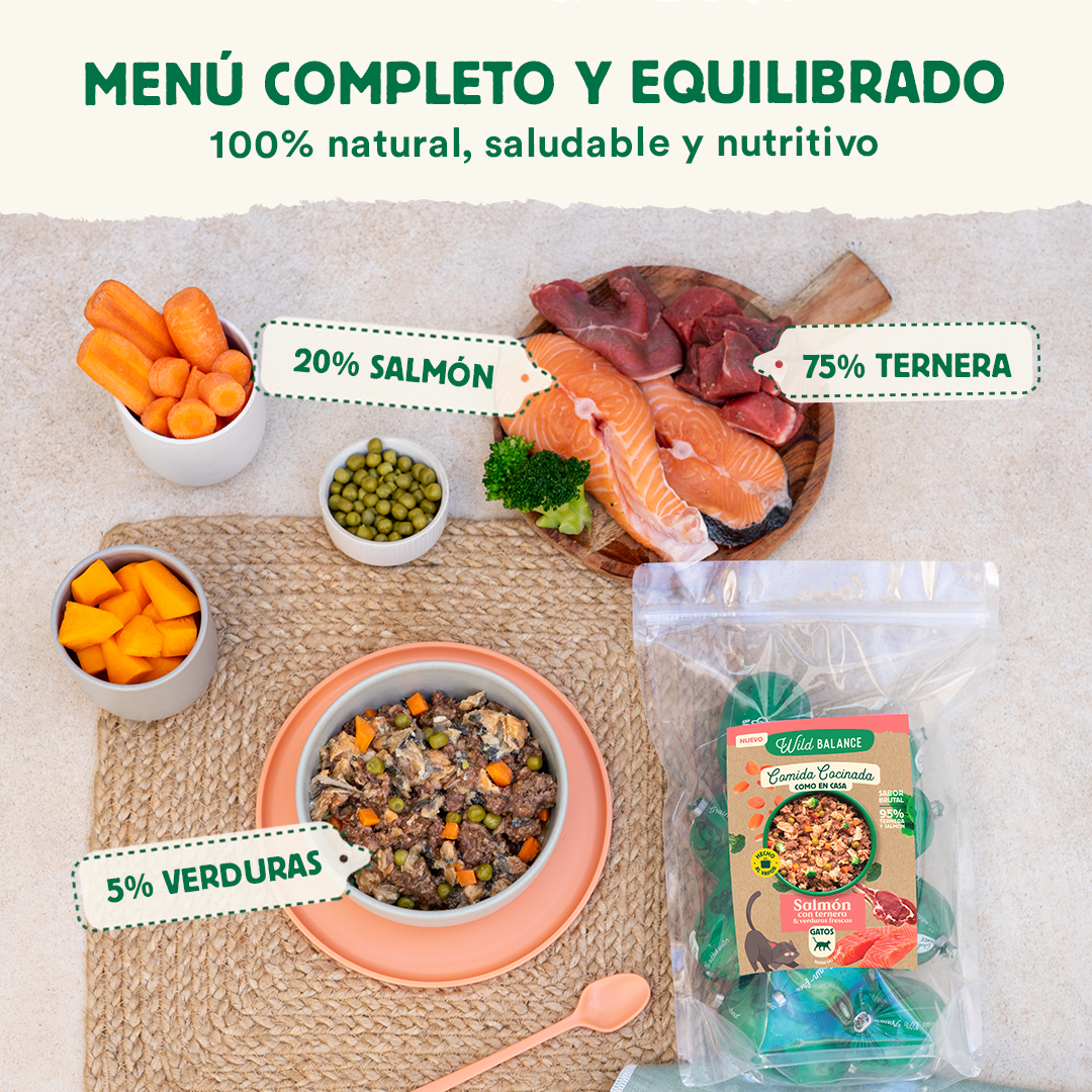 Comida cocinada para gatos - Wild Balance