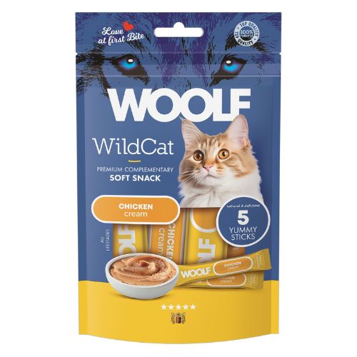 Woolf Wildcat Crema Pollo 70gr (5x14gr)