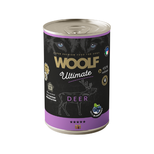 Latas de Ciervo para perro 400gr