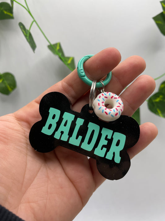 Chapas hueso con anilla