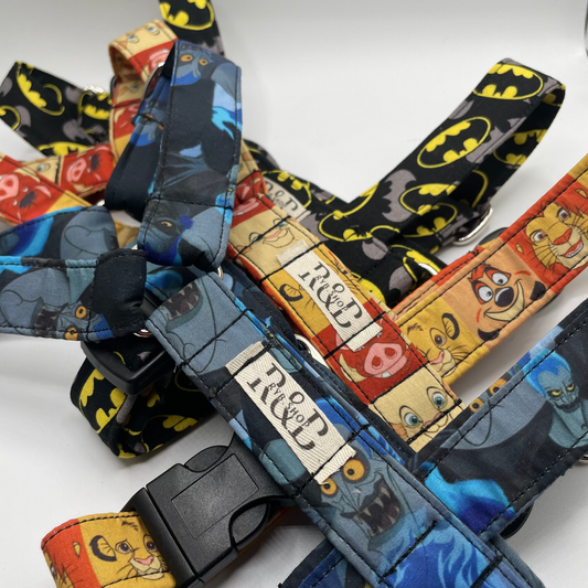 Arnés pequeño en H cierre único  (2,5cm grosor)