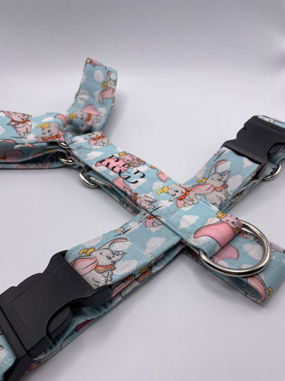 Arnés grande en H doble cierre (4cm grosor)