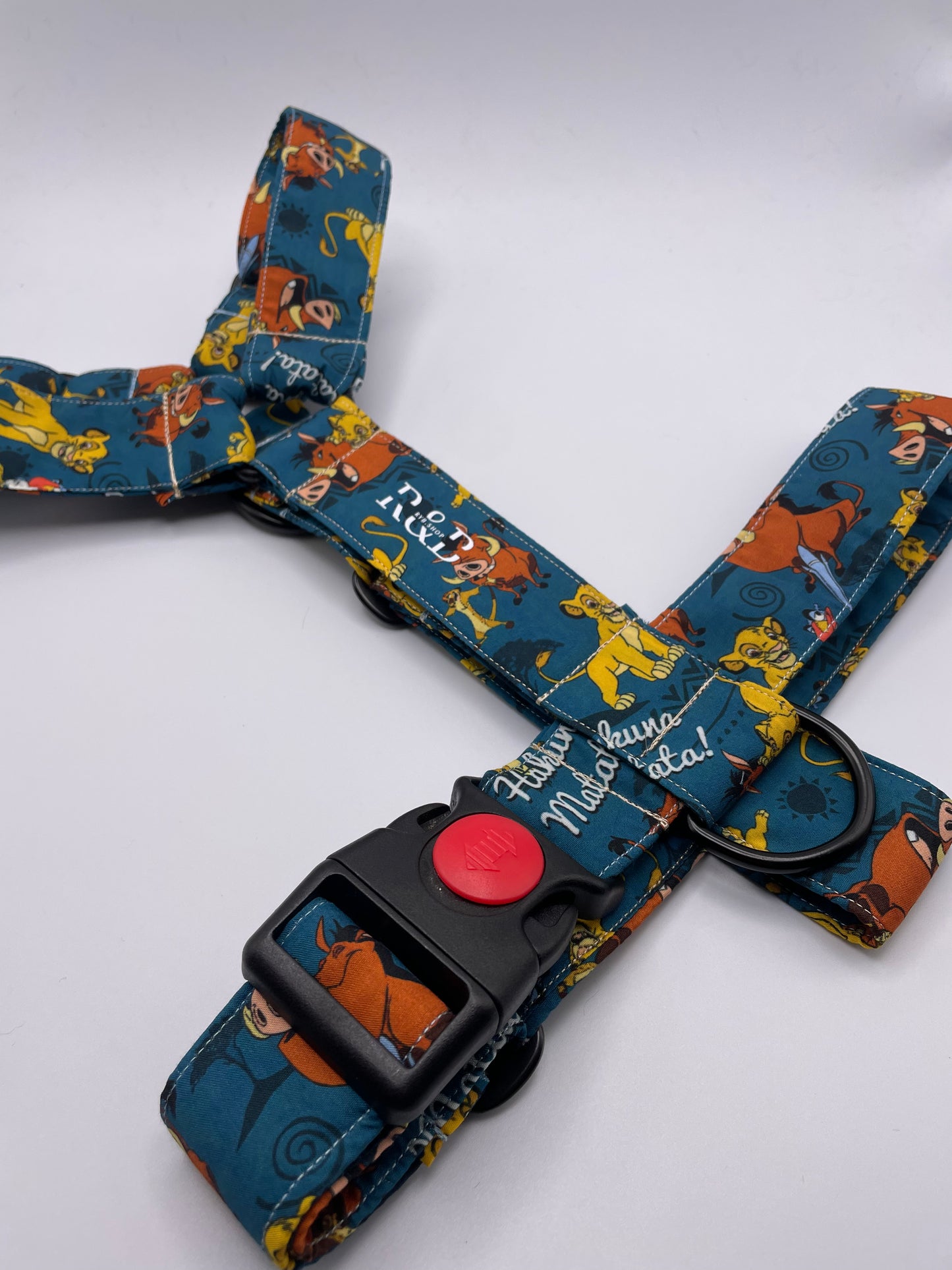 Arnés grande en H cierre único (4cm grosor)