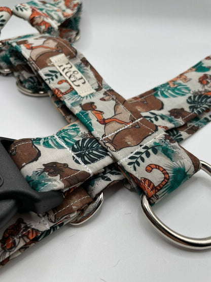 Arnés grande en H cierre único (4cm grosor)