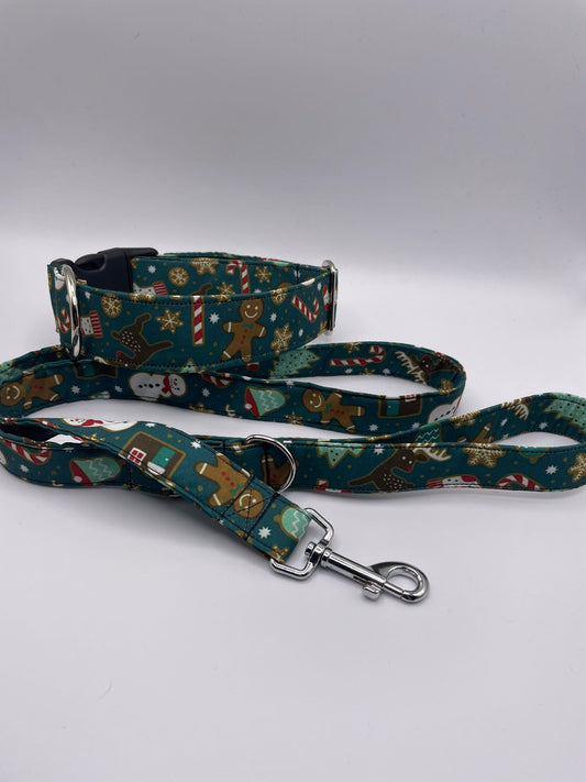 Packs navideños Collar/Arnés + Correa fija 150cm