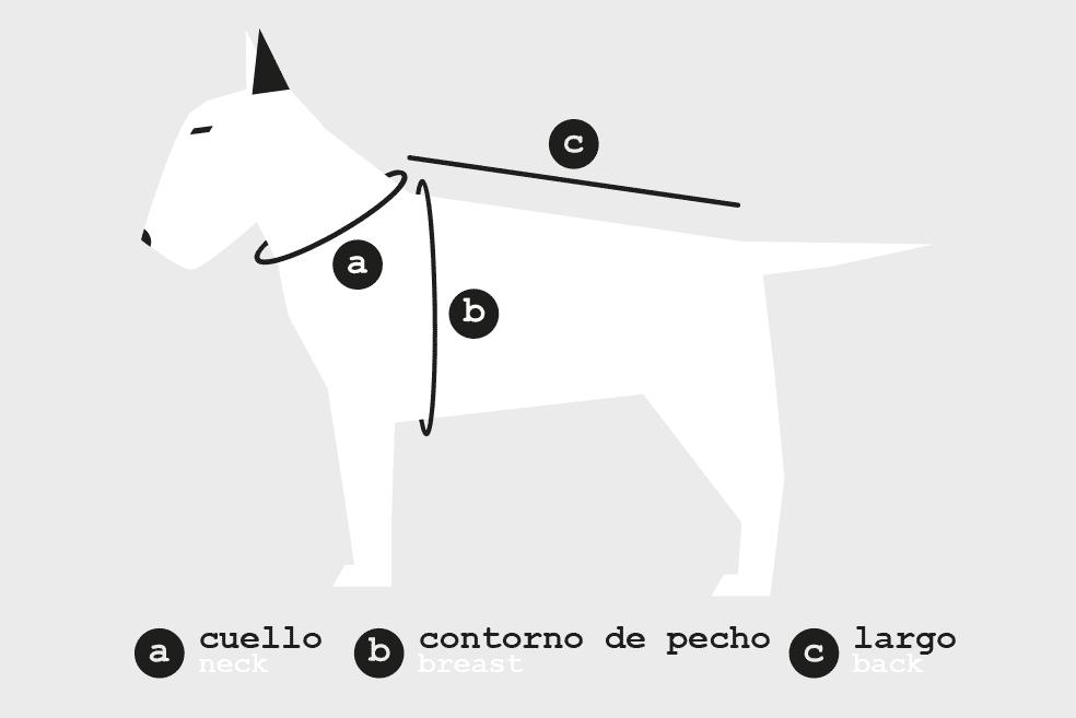 Arnés grande en H cierre único (4cm grosor)